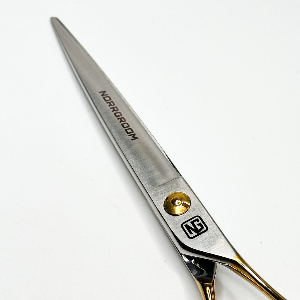 Norrgroom 7.5" Straight Grooming Shear cclose view