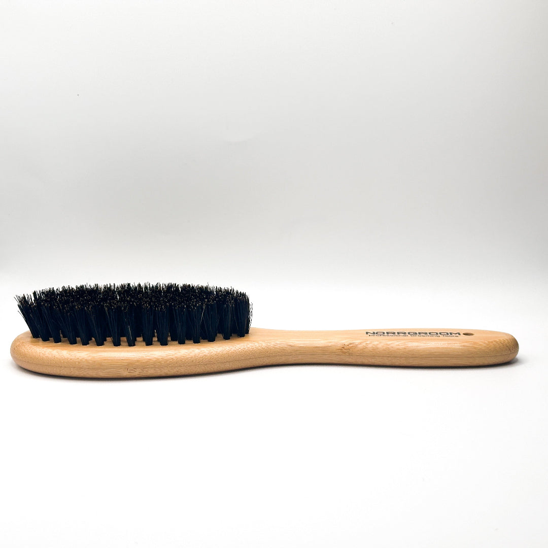 NorrGroom - Boar Bristle Brush up view